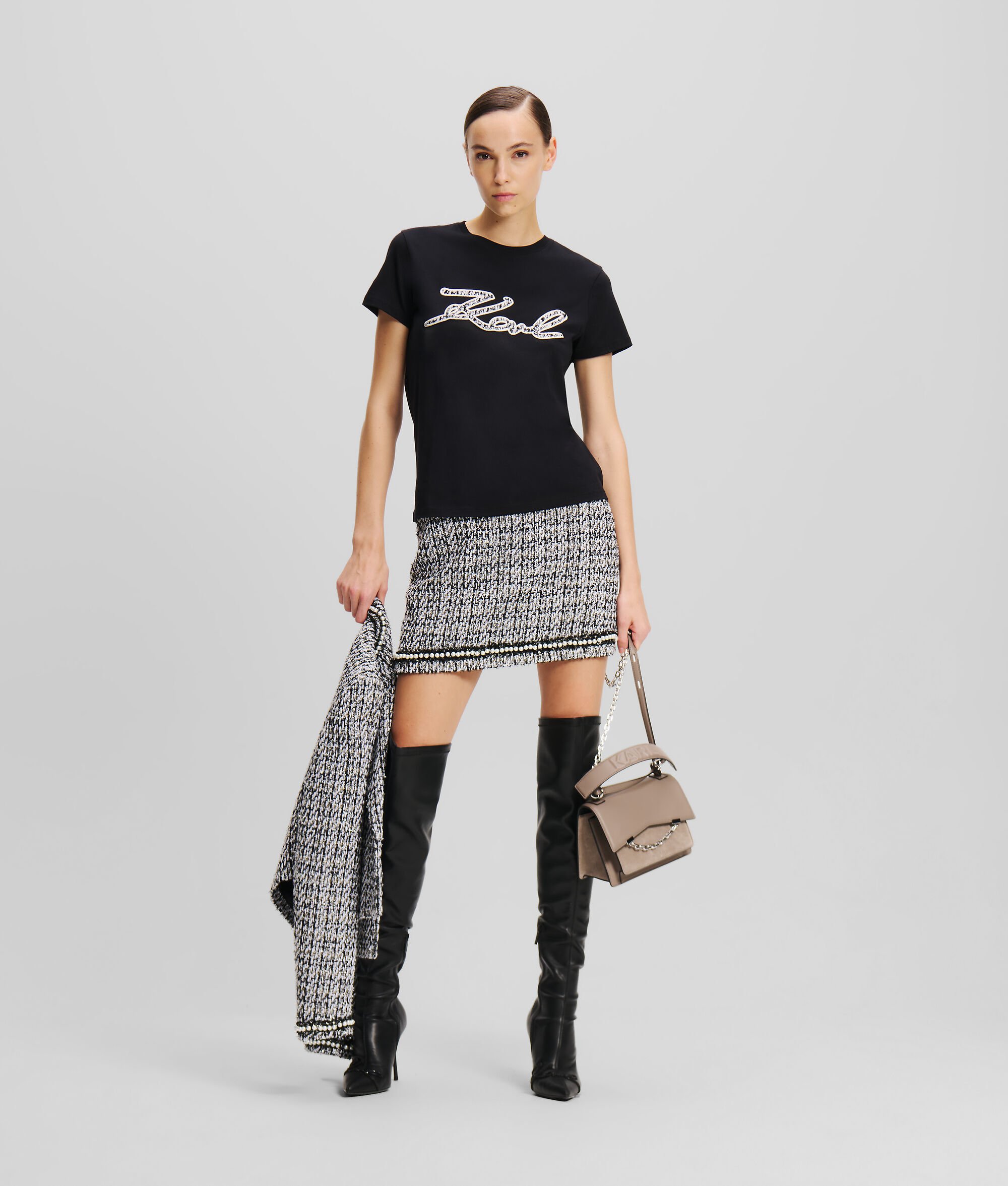 (image for) Sturdy BOUCLÉ KARL SIGNATURE T-SHIRT